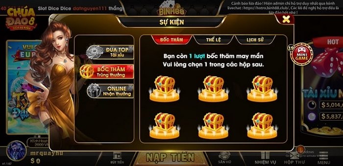 Hoạt động uy tín của cổng game Binh88